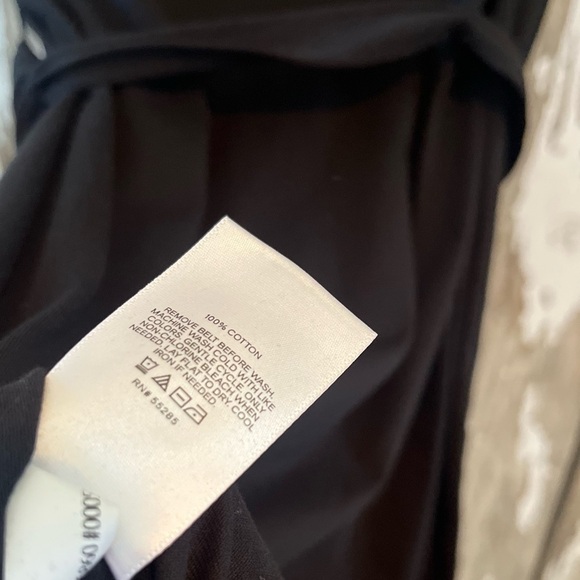 Express Black Midi Dress with shoulder pad effect size Small - Picture 3 of 5